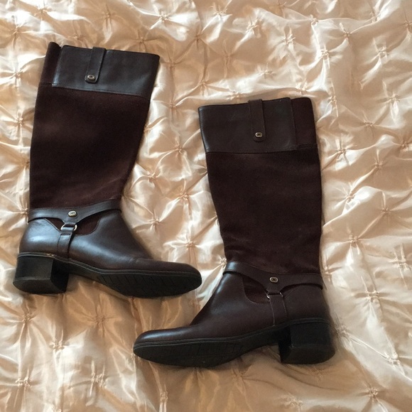 Bandolino Leather Riding Boots - Picture 2 of 4